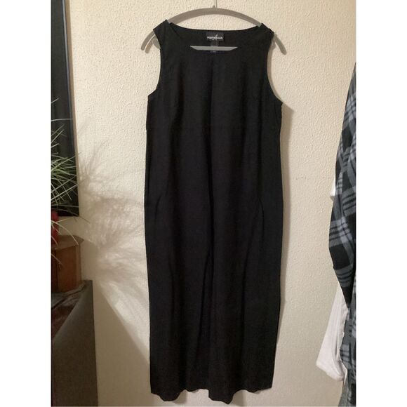 Vintage Positive Attitude Linen Blend Maxi Dress Set 16 - Picture 4 of 10